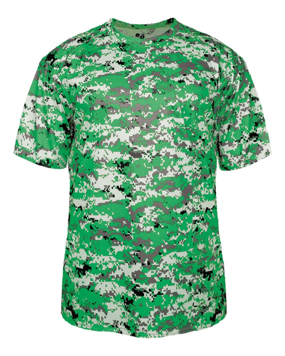 Badger Sport Adult 3XL Kelly Green Digi-Camo Moisture Wicking Jersey Uniform Shirt