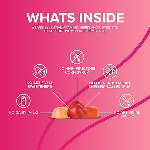 Miniatura 5 de Gomitas de vitaminas prenatales con DHA y ácido fólico veganas sin gluten gomitas de fertilidad para mujeres píldoras líquidos 120 gomitas