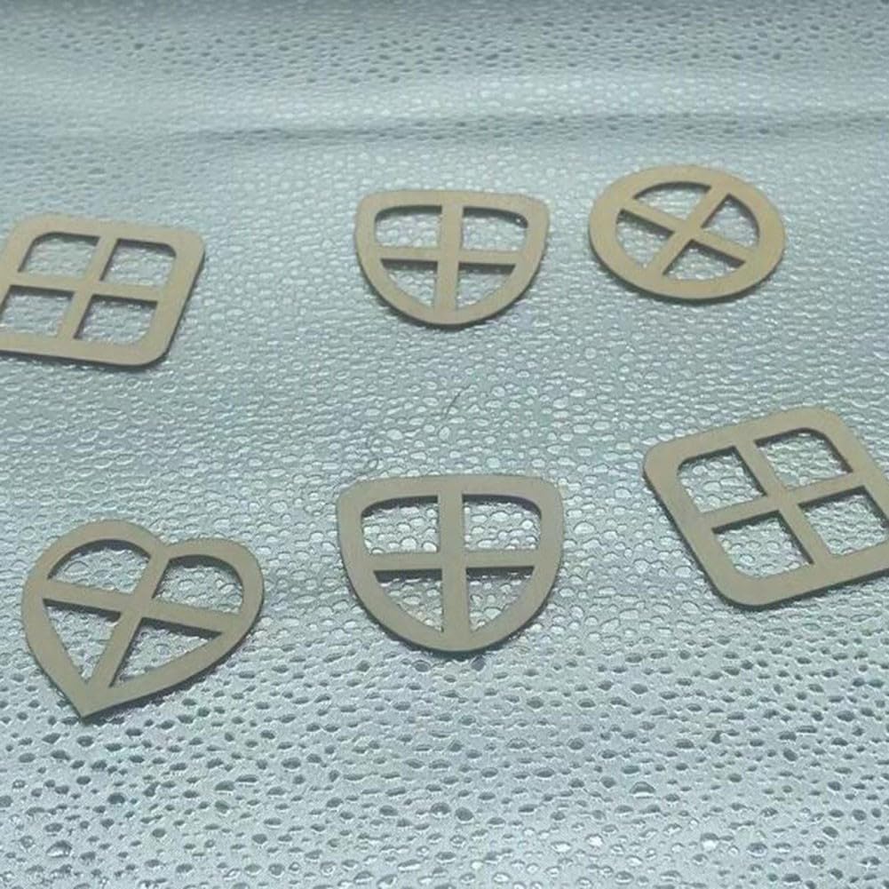 Set di 48 porte e finestre in miniatura in legno per progetti personalizzati (stile retrò)