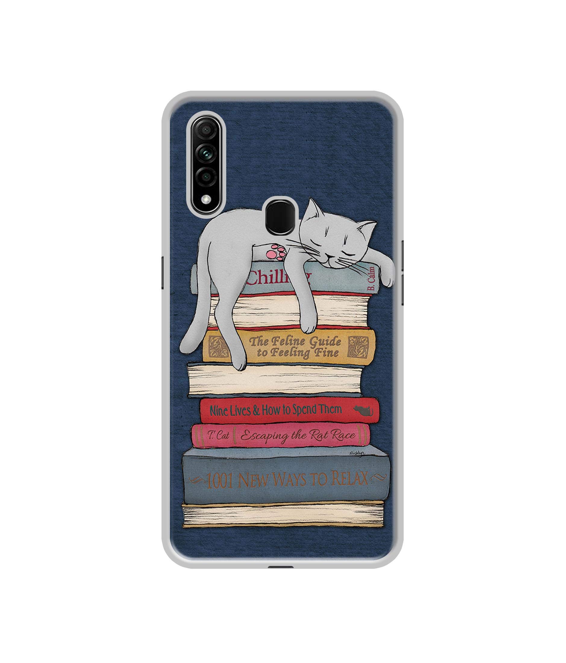 Casotec Cat Sleeping On The Books Design Printed Silicon Soft TPU Back Case Cover for Oppo A31, Multi-Coloured (B0894WVCRY) Amazon Price History, Amazon Price Tracker
