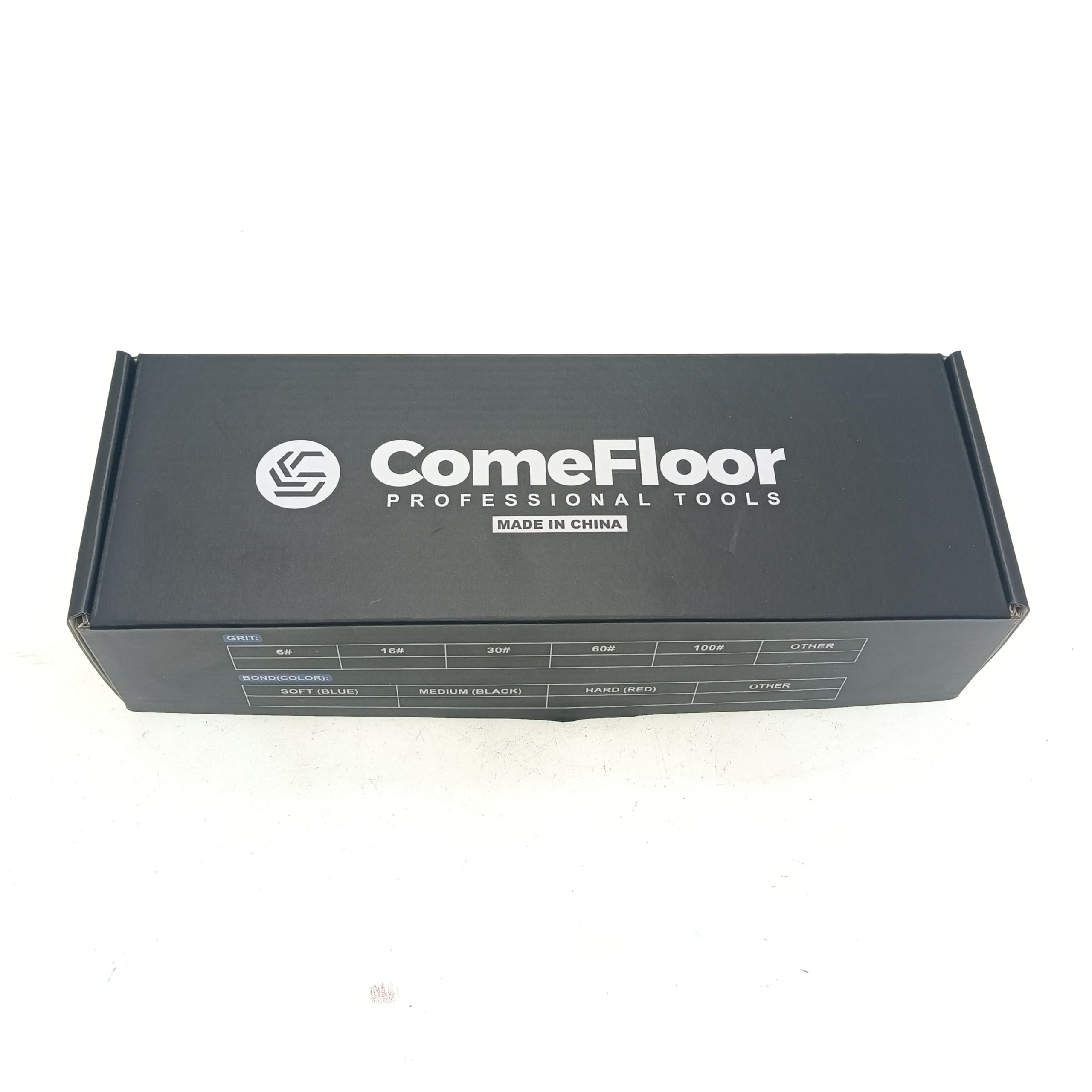 Disco de molienda de suelo de hormigón, zapatas de molienda de metal de diamante para preparación de hormigón y eliminación fina de epoxi, compatible con amoladoras Lavina Onfloor, grano 16 de una