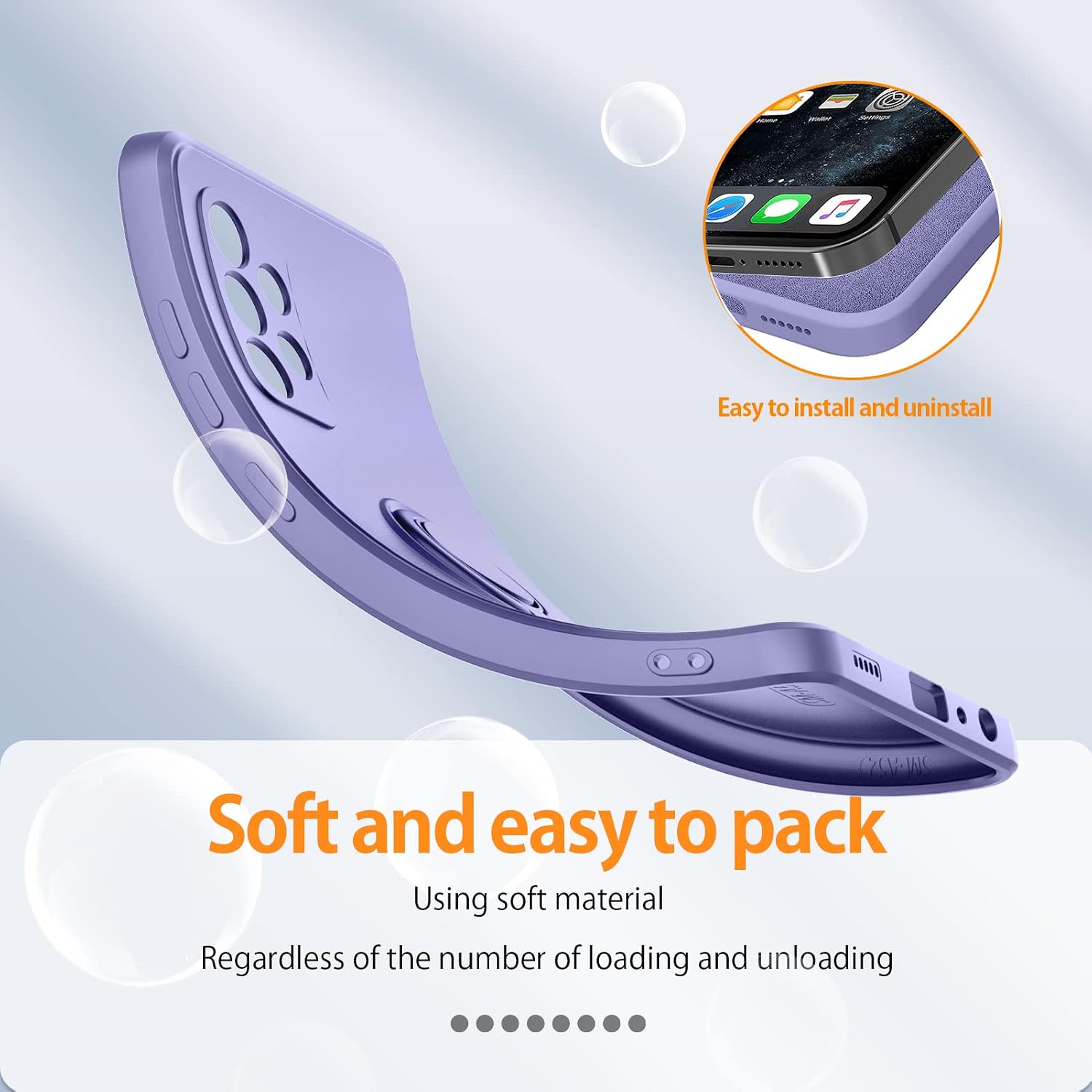 for iPhone XR Case,with 360°Rotatable Ring Holder Kickstand & Strap Lanyard Premium Liquid Silicone Slim Anti-Scratch Shockproof Protective Case for iPhone XR,Purple