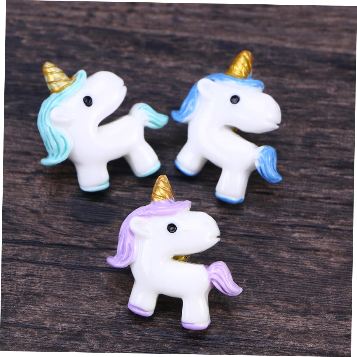 SEWACC 72stücke Einhorn Push Bunte Pinnadeln Kunststoff Für Karten Kalender Whiteboards Für Büro Schule -Dekoration Kreative Reißnägel Zufälligen Farben