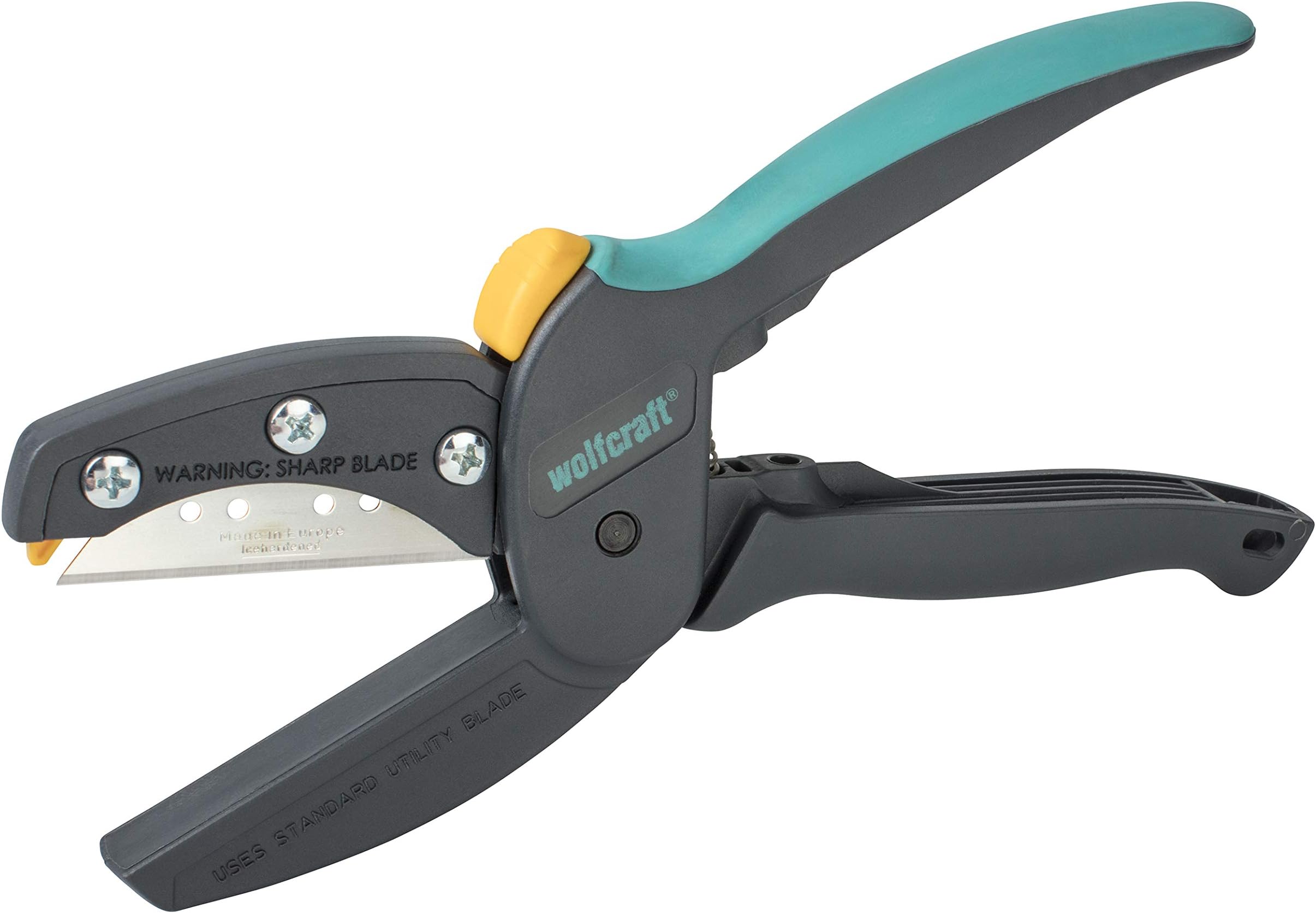 megaCut S All-Purpose Cutter 4197000 - Sharp Cutter for fine Cutting Through Many Materials - Replacement Blade Included - 61mm Blades