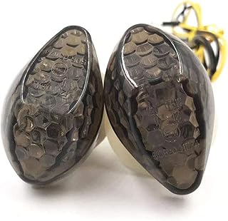 SAMDO Motorcycle LED Flush Mount Turn Signal Light Blinker Turning Lamp Smoke for Honda CBR600RR CBR1000RR CBR600F3 CBR600...