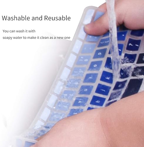 Miniatura 7 de Cubierta de teclado para ASUS Chromebook C433 C433TA C434, ASUS Chromebook Flip C302 C302CA-DH54 C302CA-DHM4 12.5" Chromebook, ASUS Chromebook