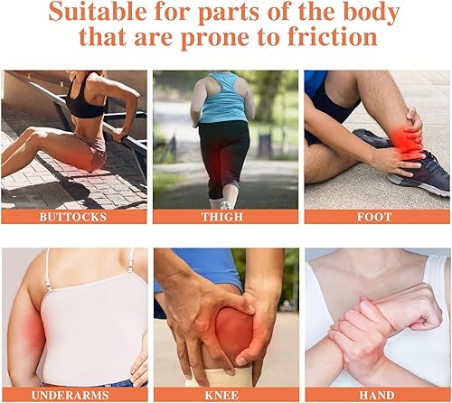 Miniatura 3 de Anti Chafing Stick-Body Anti Chafe Balm Cream Anti Chafing Friction Defense Stick for Thighs, Chest, Arms, Feet, Elbows and Areas Where Skin