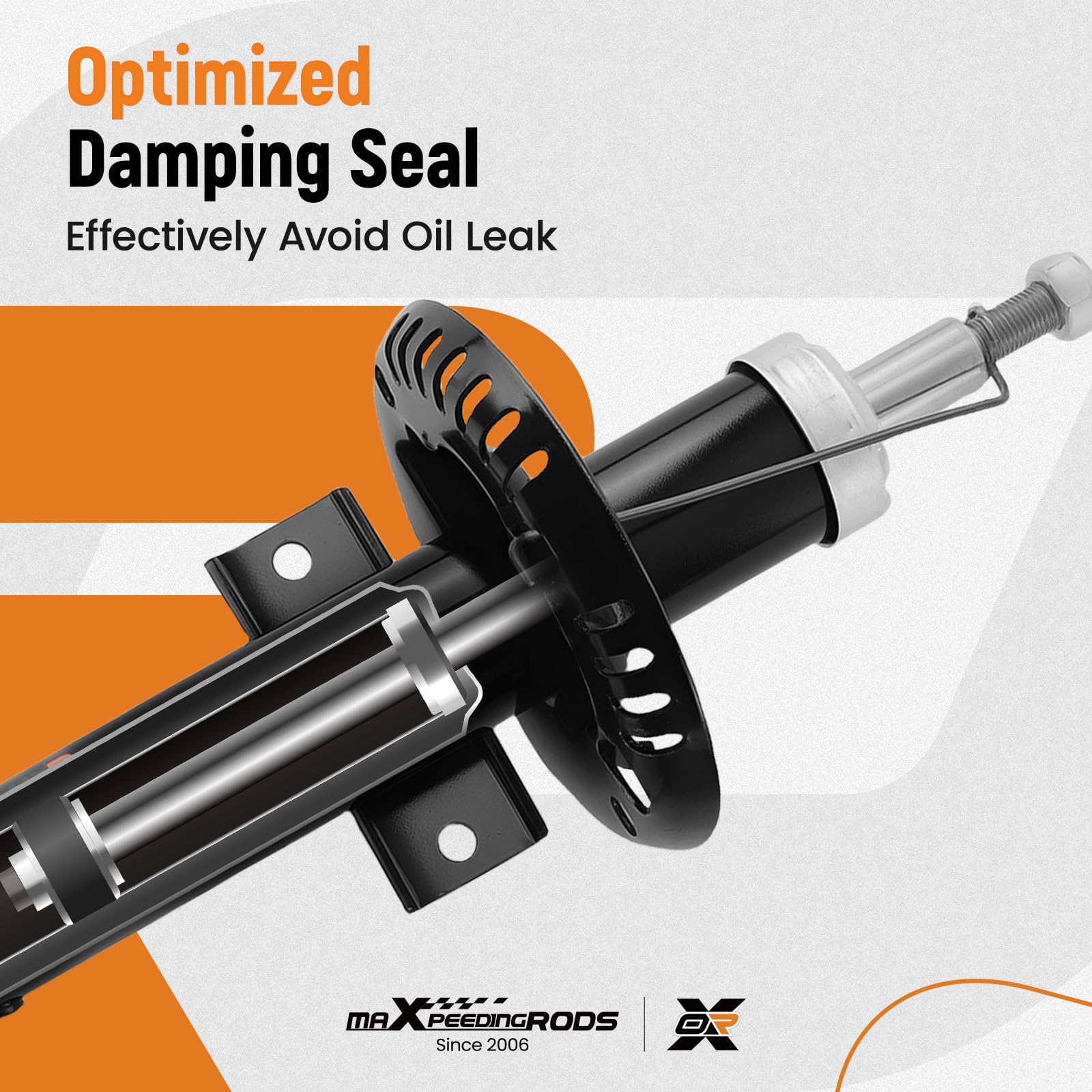 maXpeedingrods Kit d'amortisseurs et jambes de force – Avant gauche et droit – pour Seat Toledo & Ibiza, Audi A1, VW Polo – 339741, 1J0412331, 357413175A