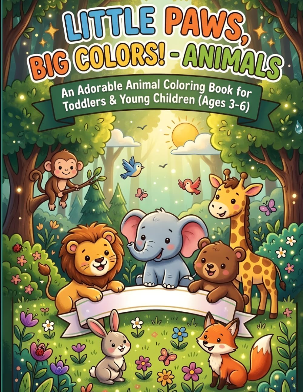 Little Paws, Big Colors! - Animals