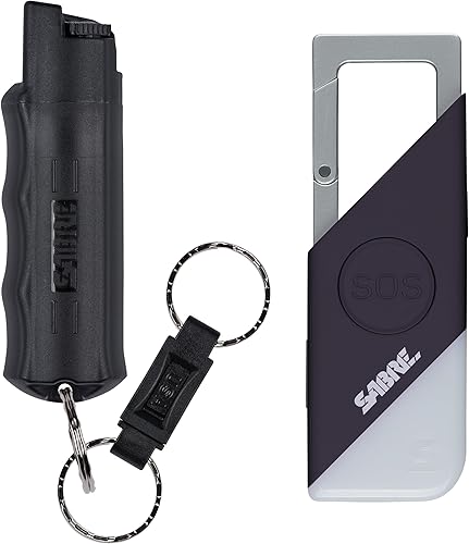 Miniatura 12 de SABRE - Gas pimienta, llavero de liberación rápida para un fácil transporte y acceso rápido, agarre de dedo para un objetivo más preciso y rápido