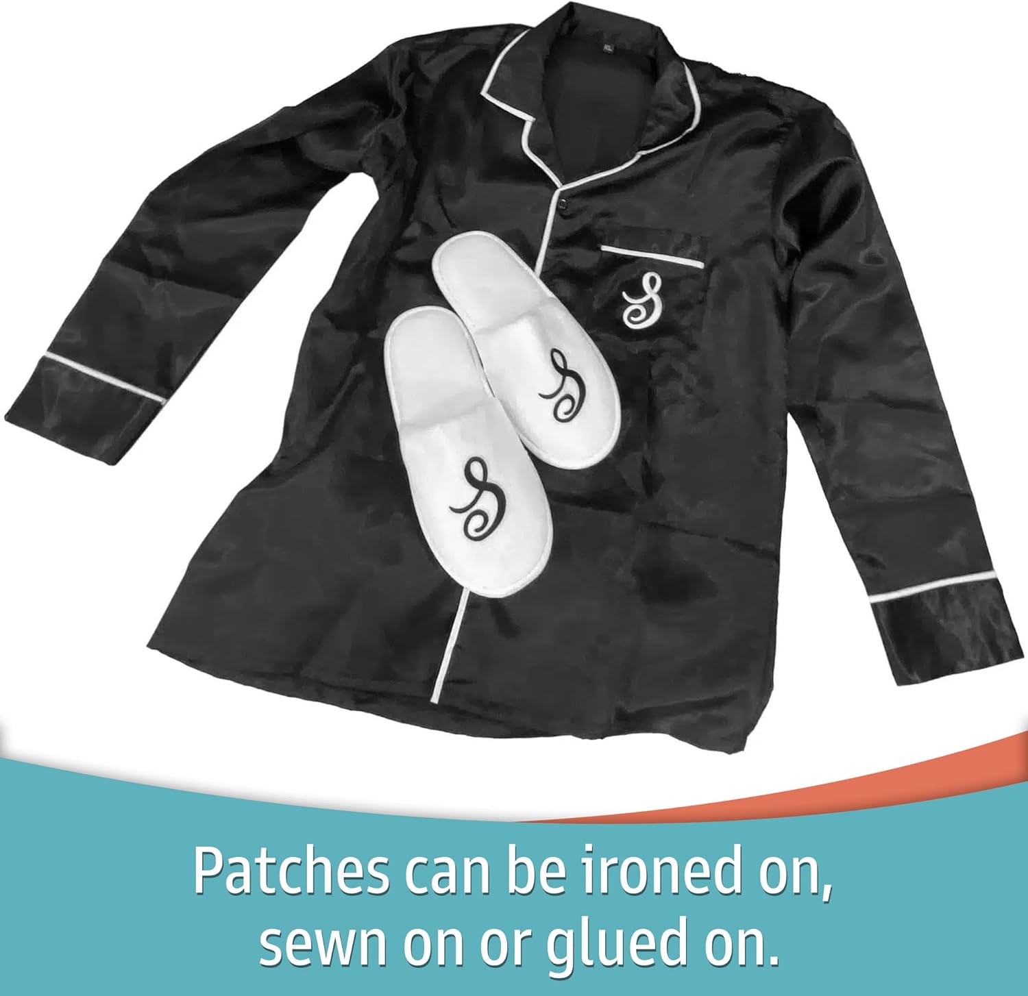 Laughing Lizards Monogram Letter Patch (26 Piece Kit), Script Letters for Stockings Iron On Appliques, Kit Includes All 26 Cursive Letters for Clothing, Stockings, and More! (Large, White) Large White