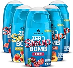 Bodylab24 ZERO Sirup BOMB Mixed Box 1, 5 x 65ml, zuckerfrei und praktisch ohne Kalorien, mit nur 1kcal je 100ml Wasser-Sirup-Mischung, hochkonzentriert, für 8 l Fertiggetränk