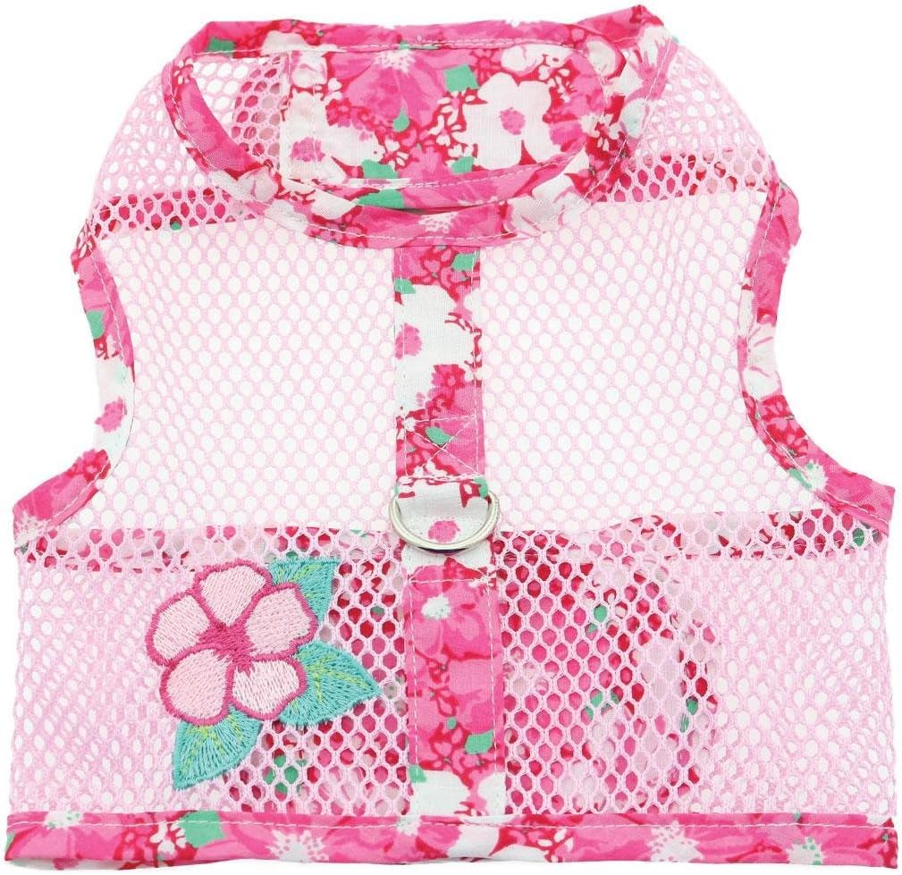 Doggie Design Dog Harness - No Choke Harness for Pets, Dog Vest, Mesh Polyester, Simple Step in and Go Design, Reflective Vest for Dogs - Hawaiian