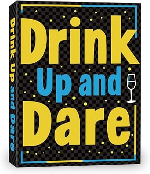 ألعاب الشرب من Etyishe للكبار،Drink Up and Dare،ألعاب للكبار في ليالي اللعب، ألعاب ورق مثيرة لحفلات توديع العزوبية وهدية عيد الميلاد الحادي والعشرين، مع 50 بطاقة لعبة مضحكة، أضف البهجة إلى حفلتك