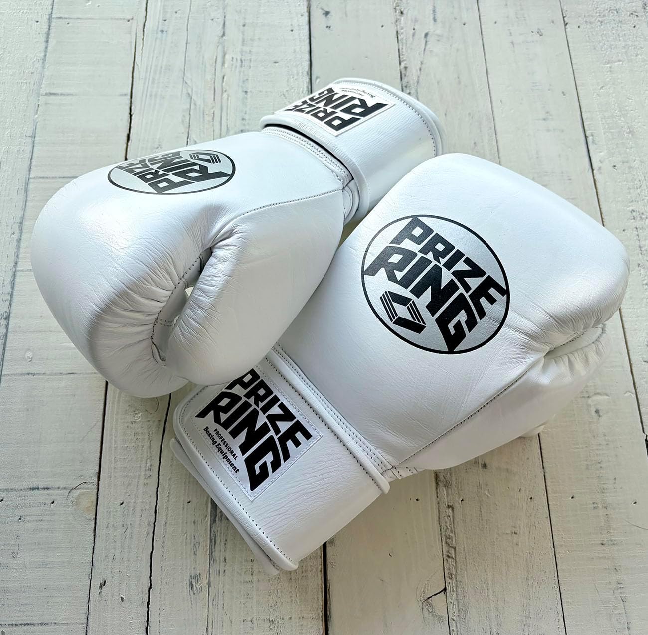 ПРИЗОВОЙ РИНГ/ Боксерские перчатки Prize RING “Professional SS” Белые 10 унций, фото 9
