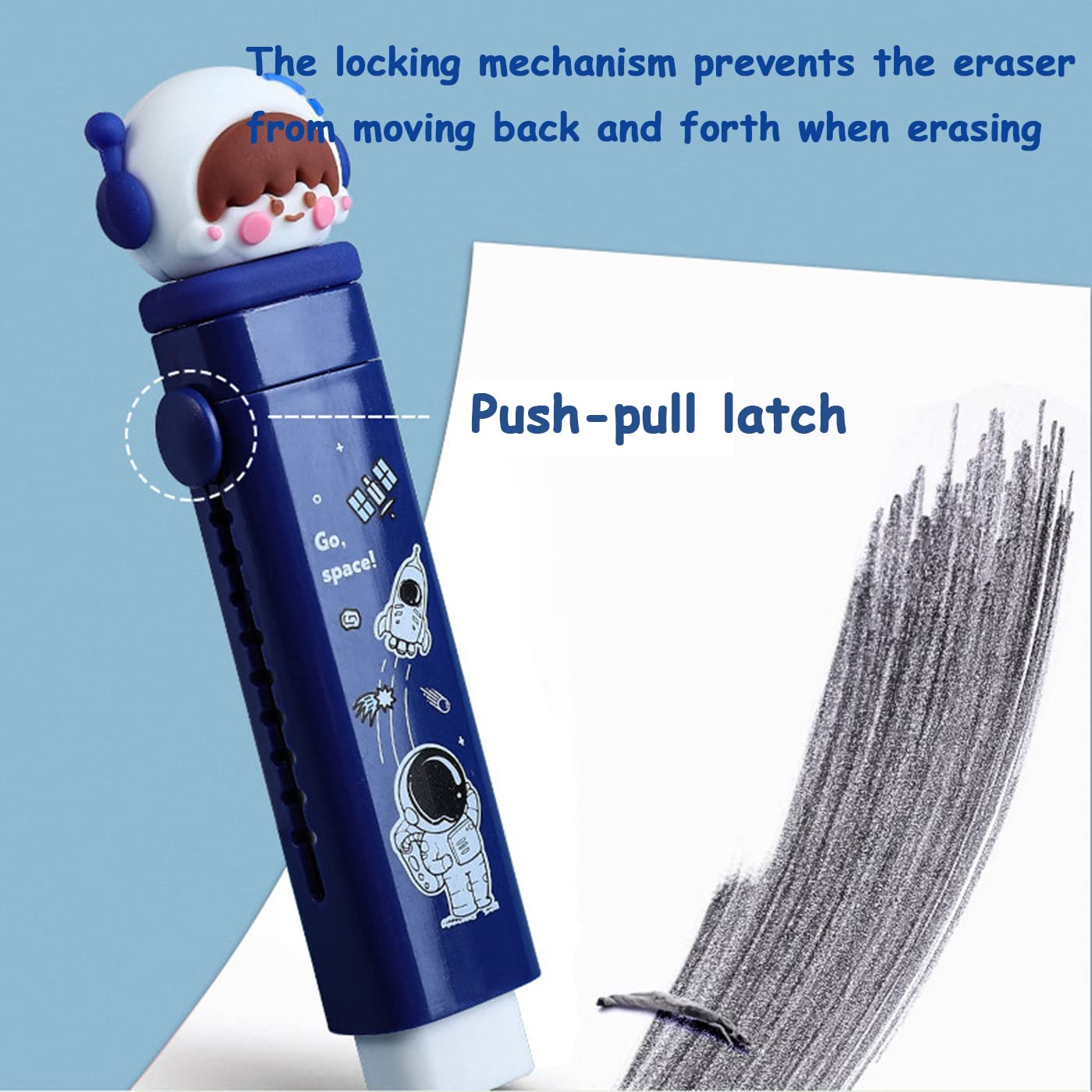 GOMME,--rouge à Lèvres Kawaii En Caoutchouc, Fournitures De Papeterie, Fournitures Scolaires Et