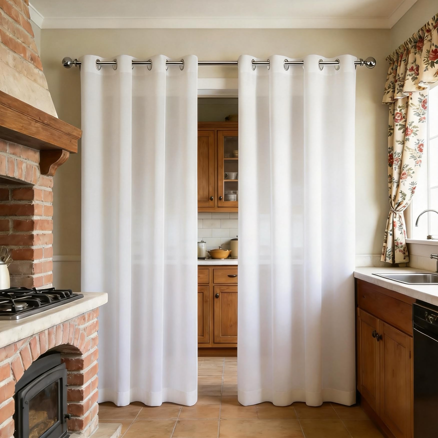 Rideau thermique occultant blanc pour stopper le froid et retrouver un sommeil serein à la maison