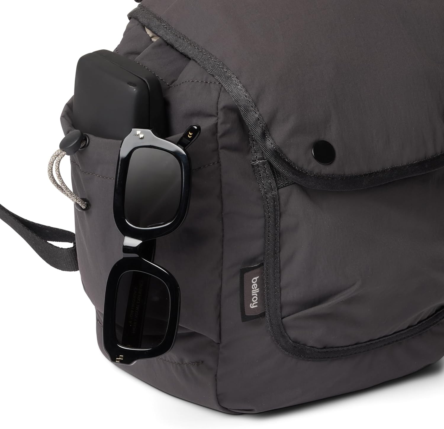 Bellroy Cinch Minipack (lightweight 9 liter backpack with external organization and adjustable shoulder straps) - Charcoal - Image 5