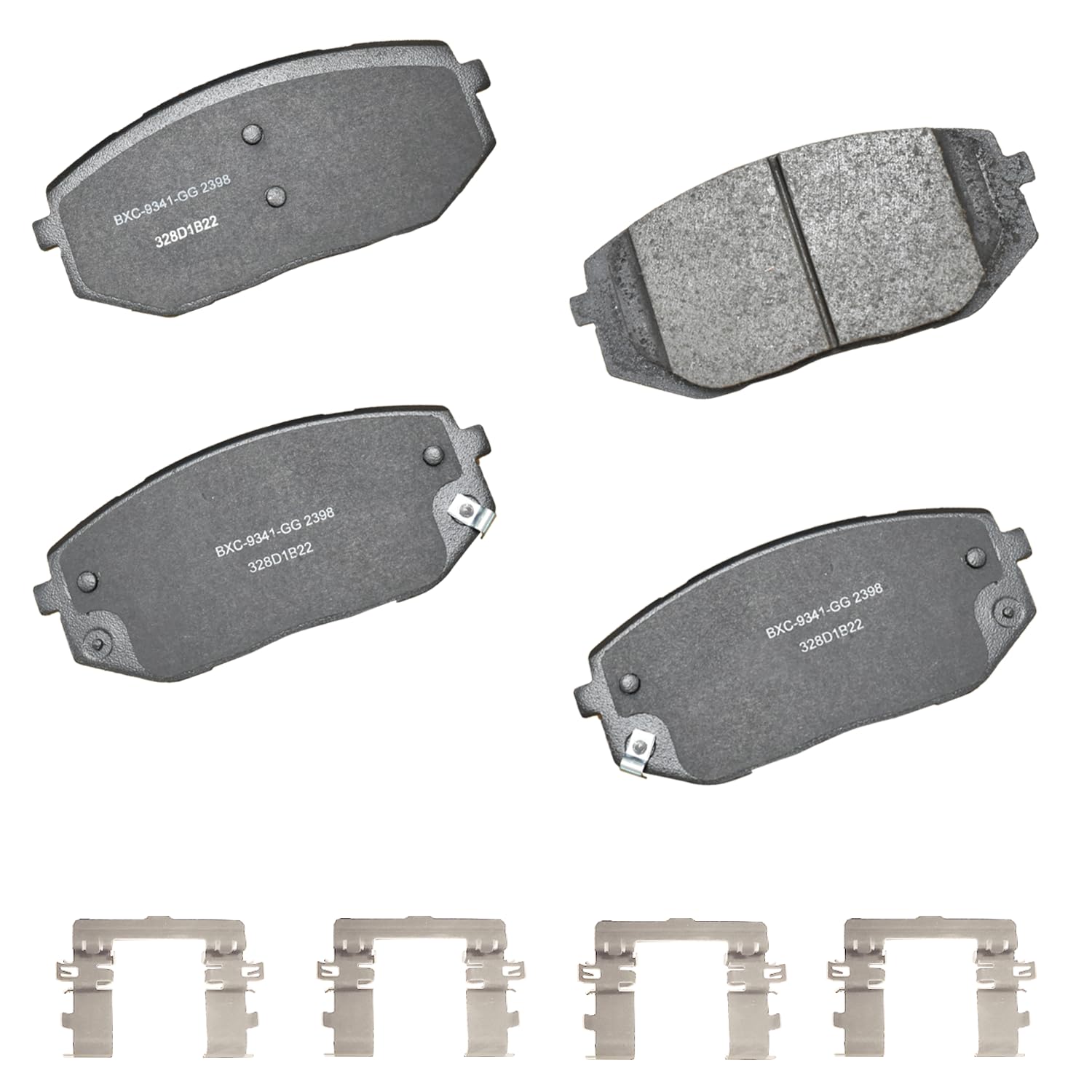 Bendix Premium SBC2398 Ceramic Front Brake Pads for Hyundai Ioniq 5 2023-2022, Tucson 2022, Kia EV6 2023-2022, Sportage 2023-2021