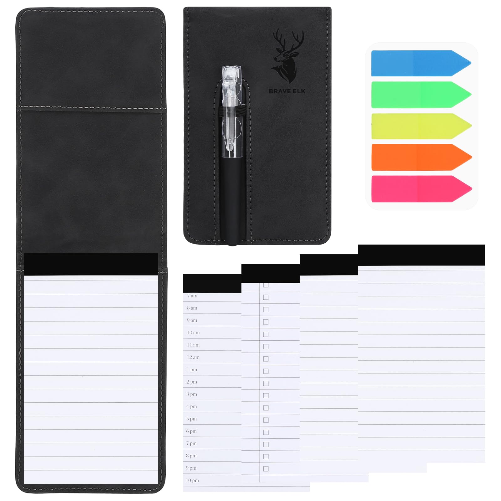 A7 Pocket Notebook with Pen Mini Notebook Small Notebooks Pocket Size