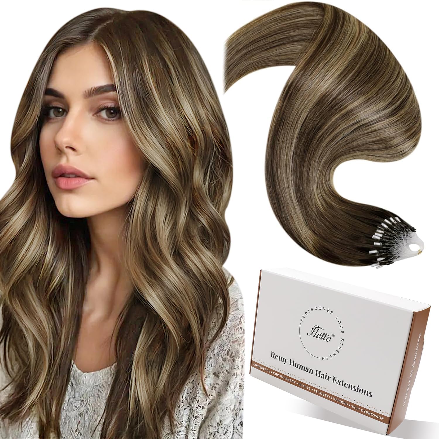 Hetto Echthaar Extensions Remy