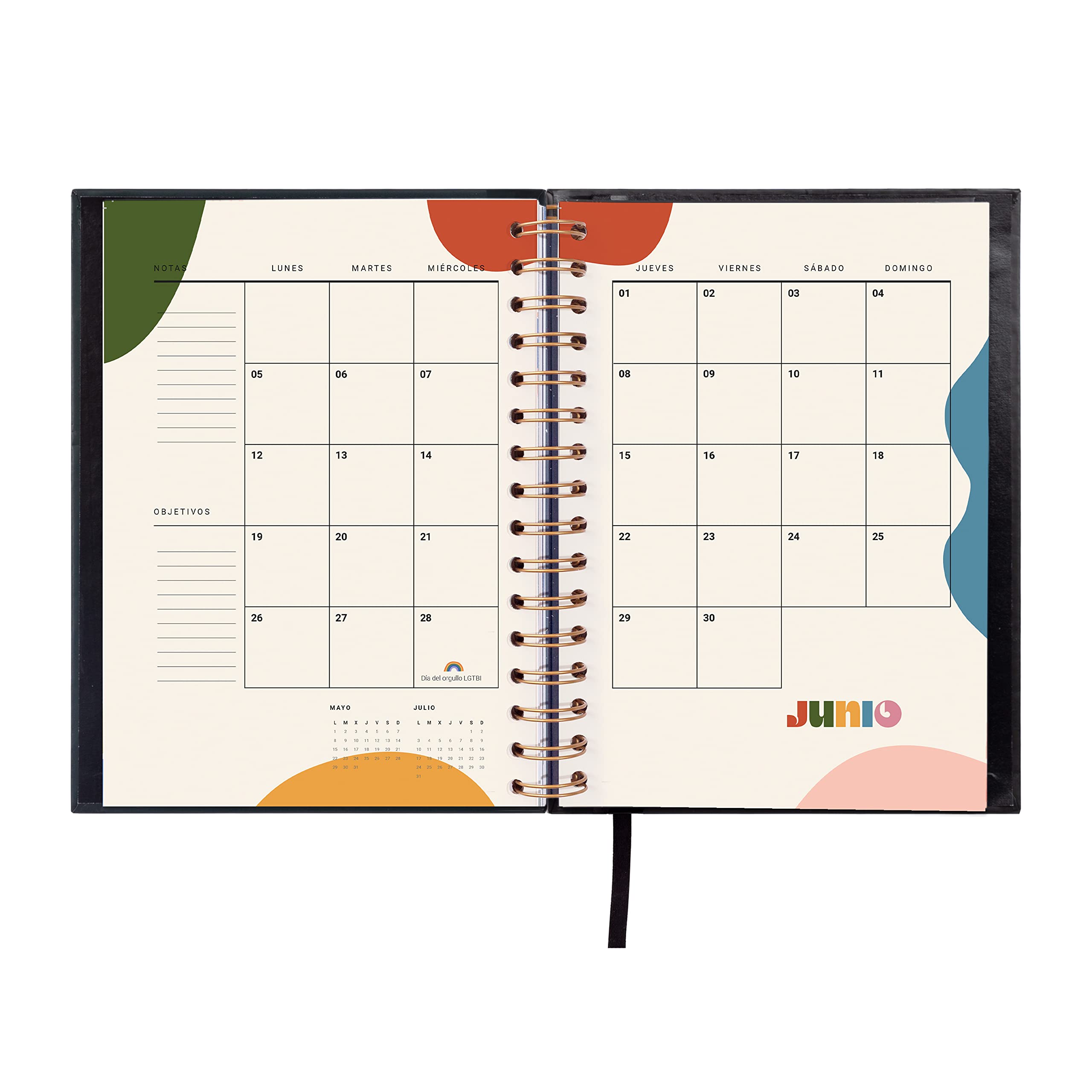 UO Eclipse Week to View 2023 Yearly Planner: Starts in January 2023 and ends December 2023, Hardcover, Includes 126 Stickers - Image 4