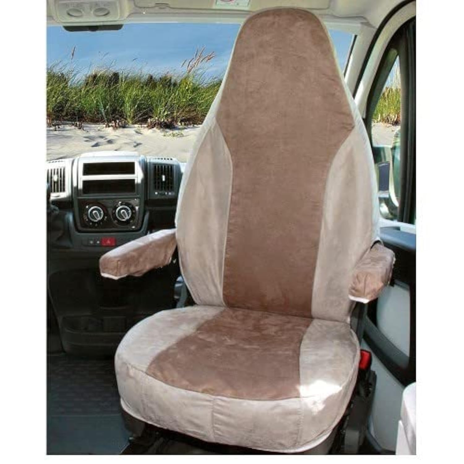 Unbekannt Hindermann Protective Cover for Original Seats Ducato Beige/Sand