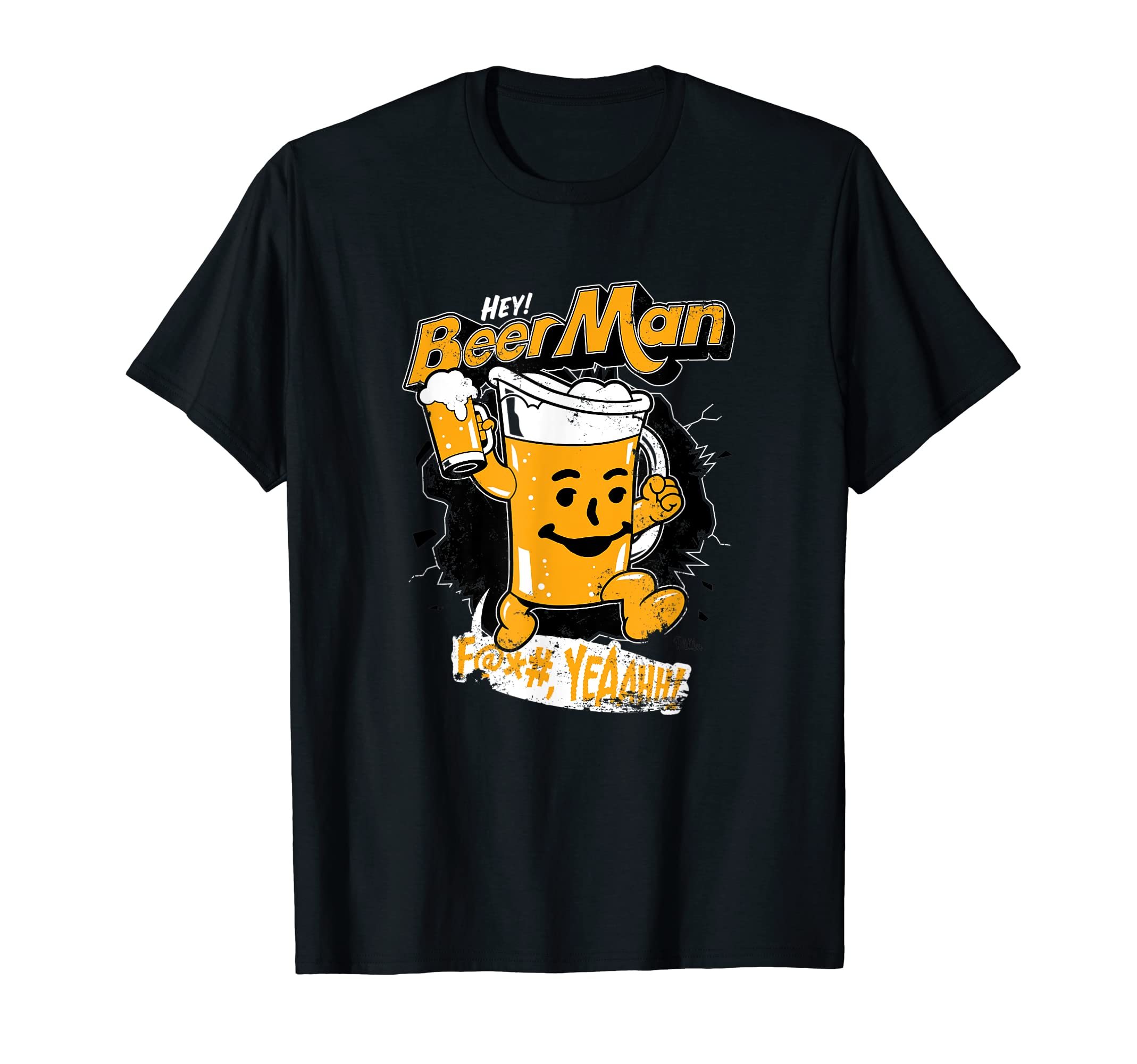 Captain RibManHey, Beer Man! T-Shirt T-Shirt