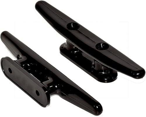 Miniatura 4 de Tacos de nailon negro de 4 pulgadas de 4 pulgadas  (2, 5, 10 unidades)  Tacos de cuerda, kayak, PWC, corbatas de barco, tacos de muelle de barco