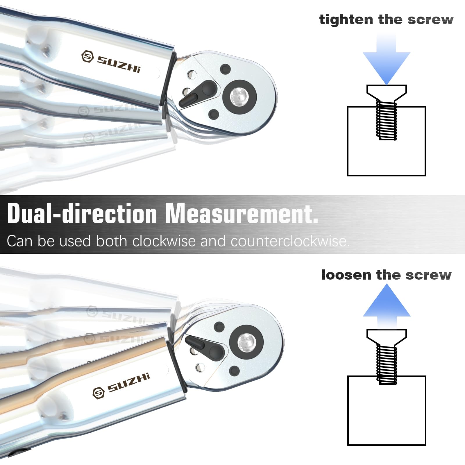 SuZhi Accurate 1/4-inch Drive Click Small Bike Torque Wrench 20