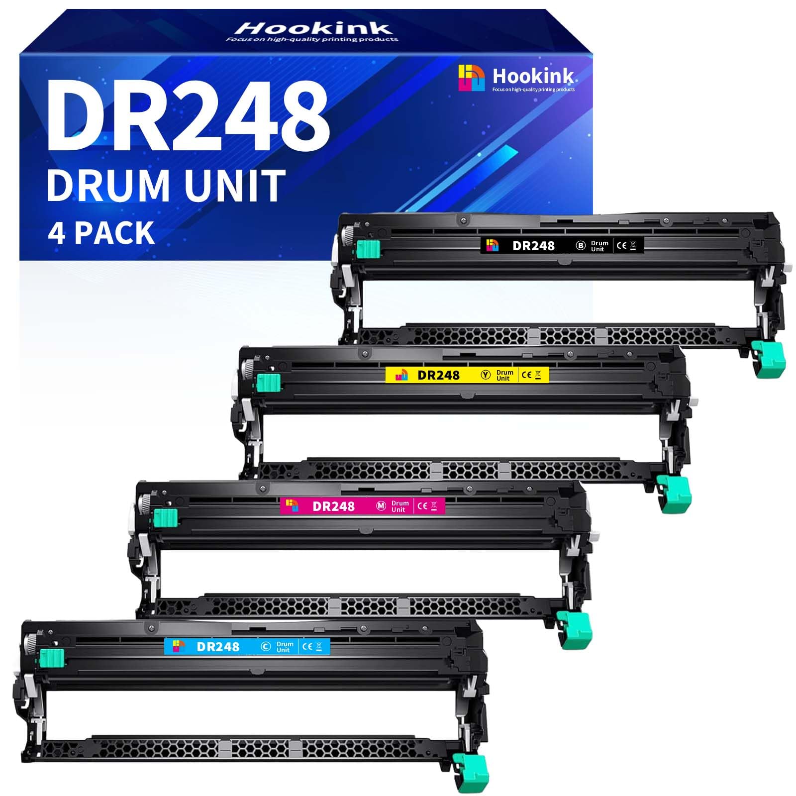 DR248CL Trommel Kompatibel für Brother DR-248CL DR248,4-Pack