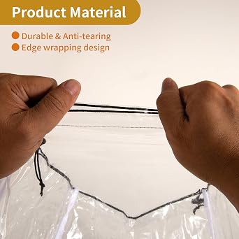 Heavy Duty Ice Maker Cover Portable Ice Machine Case Waterproof | dustproof bag protective shield home kitchen countertop appliances dirt grease spills indoor storage protector family gifts