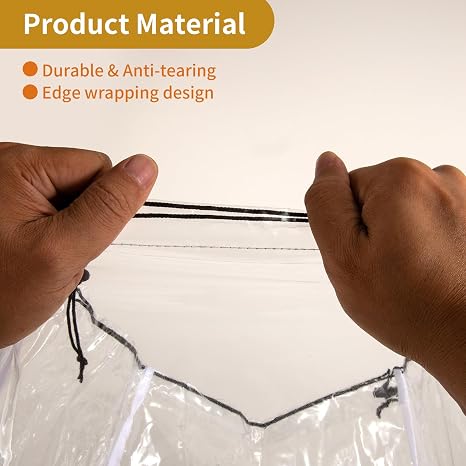Heavy Duty Ice Maker Cover Portable Ice Machine Case Waterproof | dustproof bag protective shield home kitchen countertop appliances dirt grease spills indoor storage protector family gifts