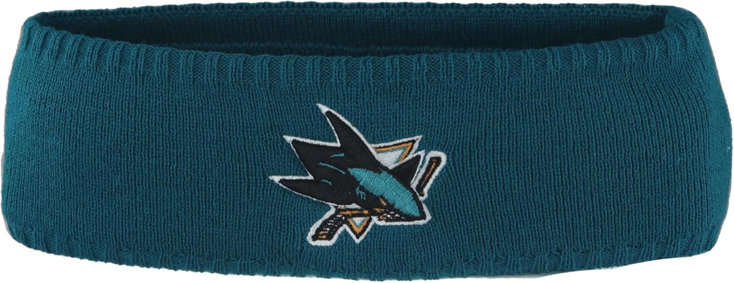 ZHATS Standard NHL Officially Licensed Knit Headband Team Color Icon, One Size