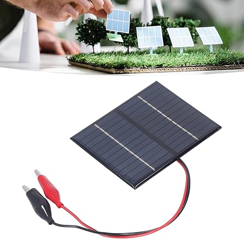 Miniatura 3 de 1.5W 12V Panel solar, panel solar ligero portátil de salida de alta eficiencia de polisilicio para cargador de batería