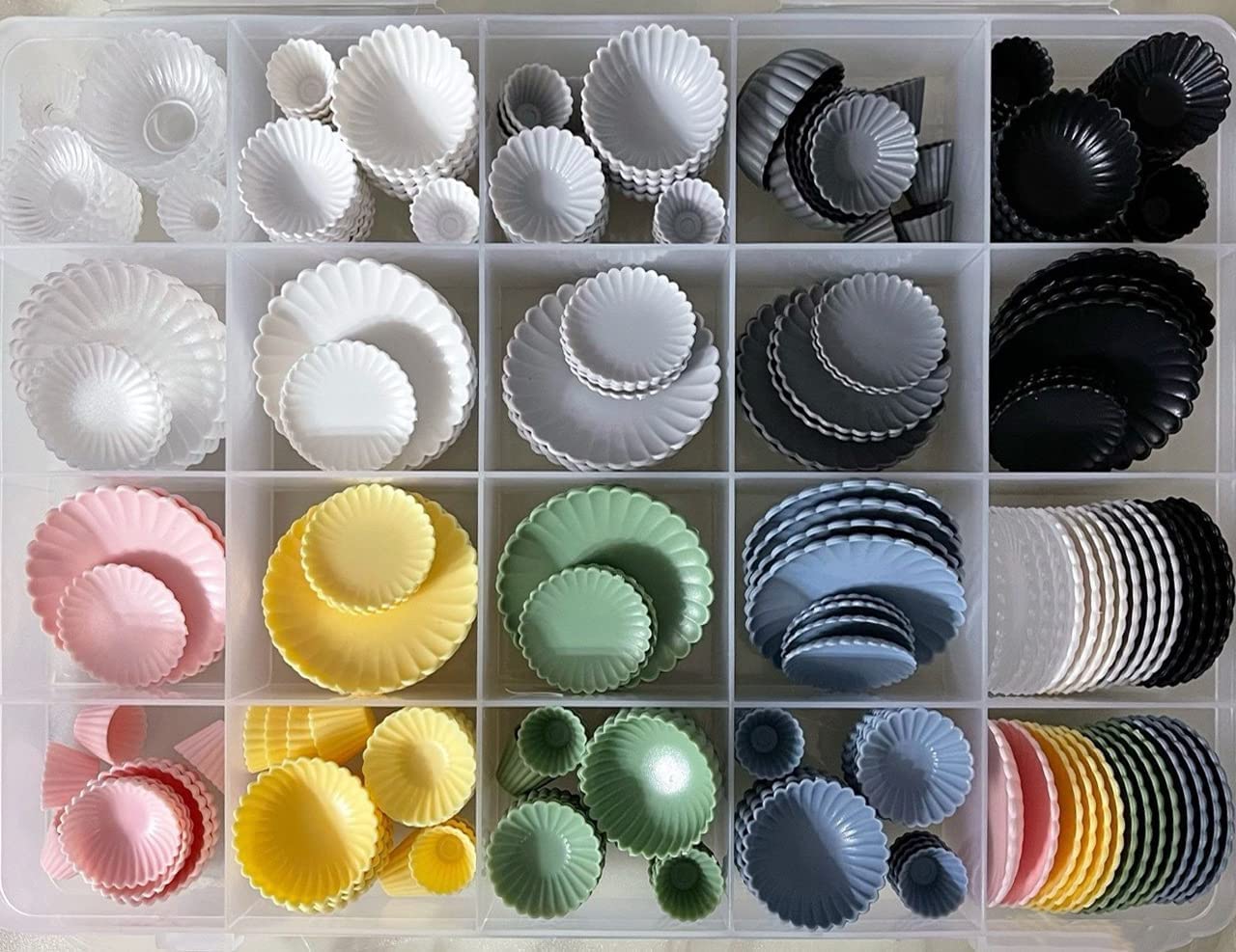 Vajilla en miniatura para casa de muñecas, juego de tazas de té de cerámica y porcelana, 15 piezas, 1:12