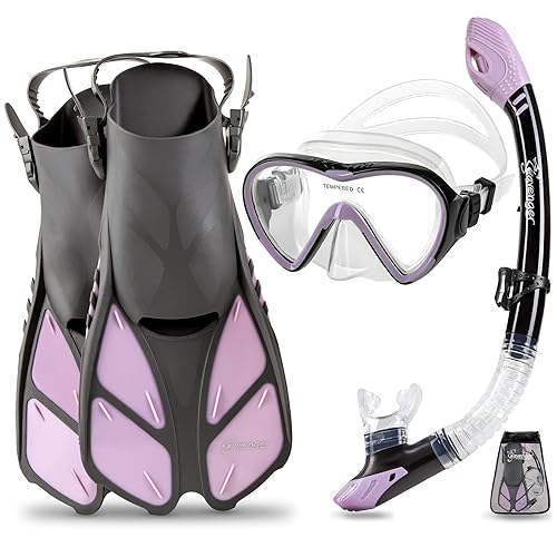 Seavenger Aviator Snorkeling Set with Gear Bag
