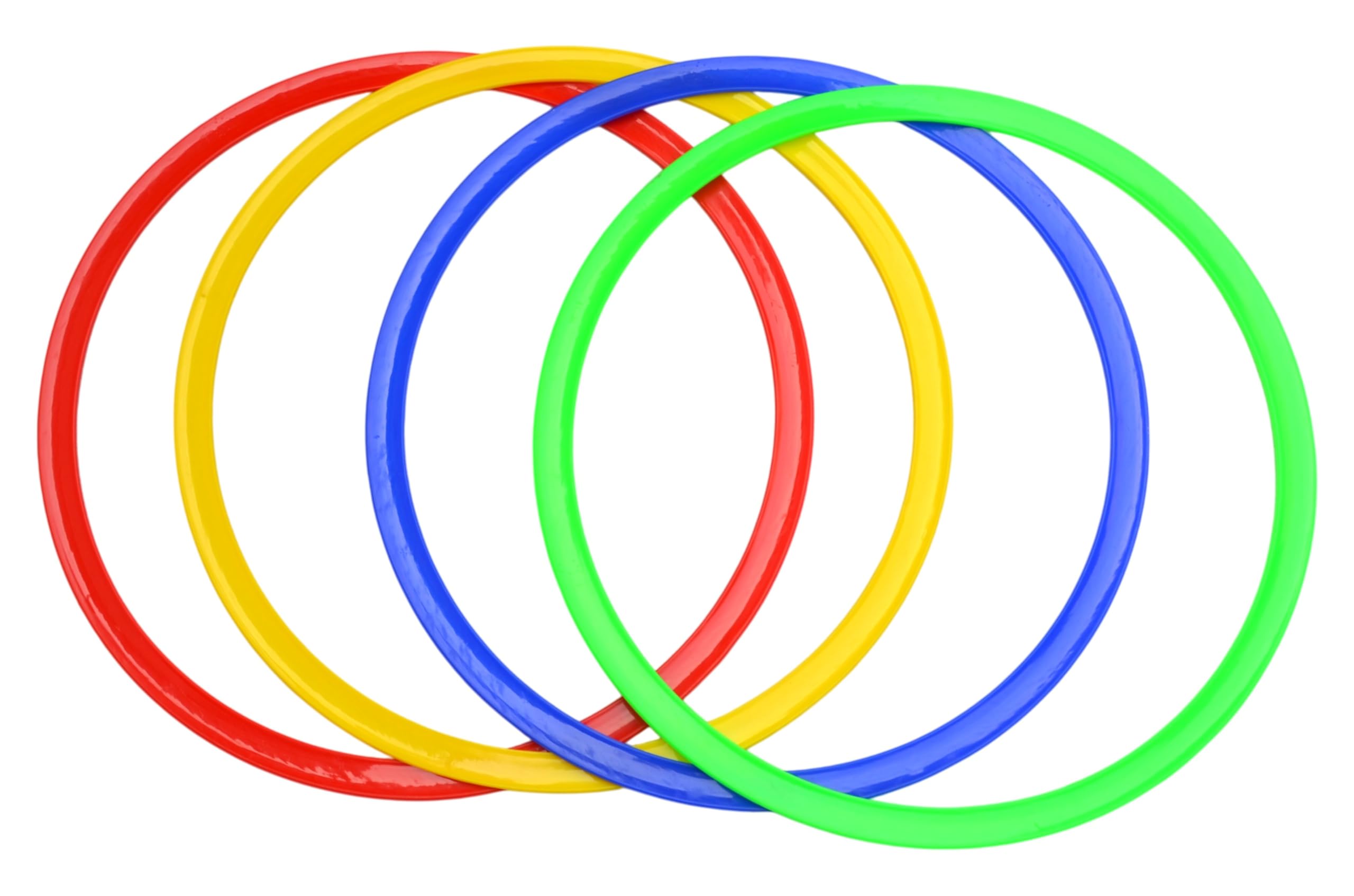 Agility Flat Ring 16" for Speed Training Sports | Fitness and Gymnastics (Pack of 4)