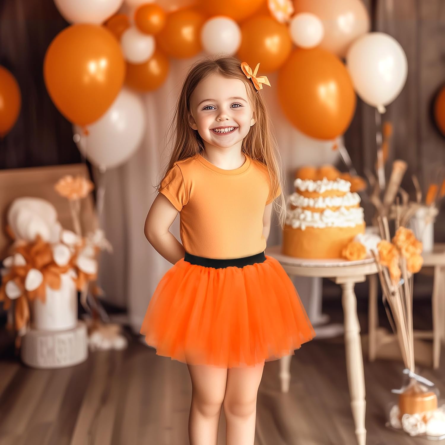 Tutu for Girls 3 Layered Tulle Tutu Dress for Girls, Running Birthday Dance Cosplay Party Supplies 3-8 Years