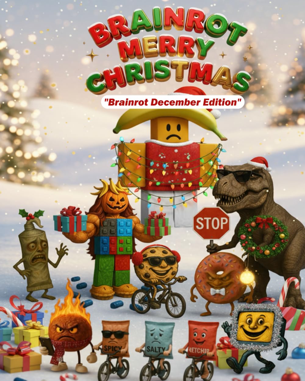 Brainrot Merry Christmas - December (BRAINROT ITALIAN MEME)