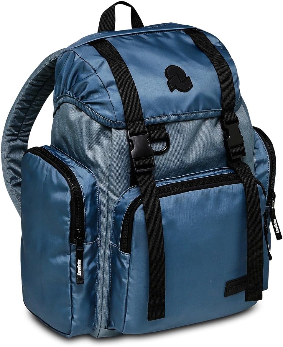 Invicta Zaino, URBAN X, Tasca porta pc fino a 14'', Lavoro e Tempo Libero, Ufficio, Tessuto ECO Material, 25LT, per Uomo e Donna Blu - Immagine 2