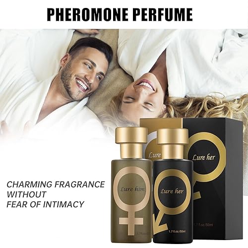 Golden L_ure - Perfume L_ure para hombre, L_ure para ella, colonia L_ure for Her Men, 1.7 onzas líquidas (L_ure Her Perfume para hombres)