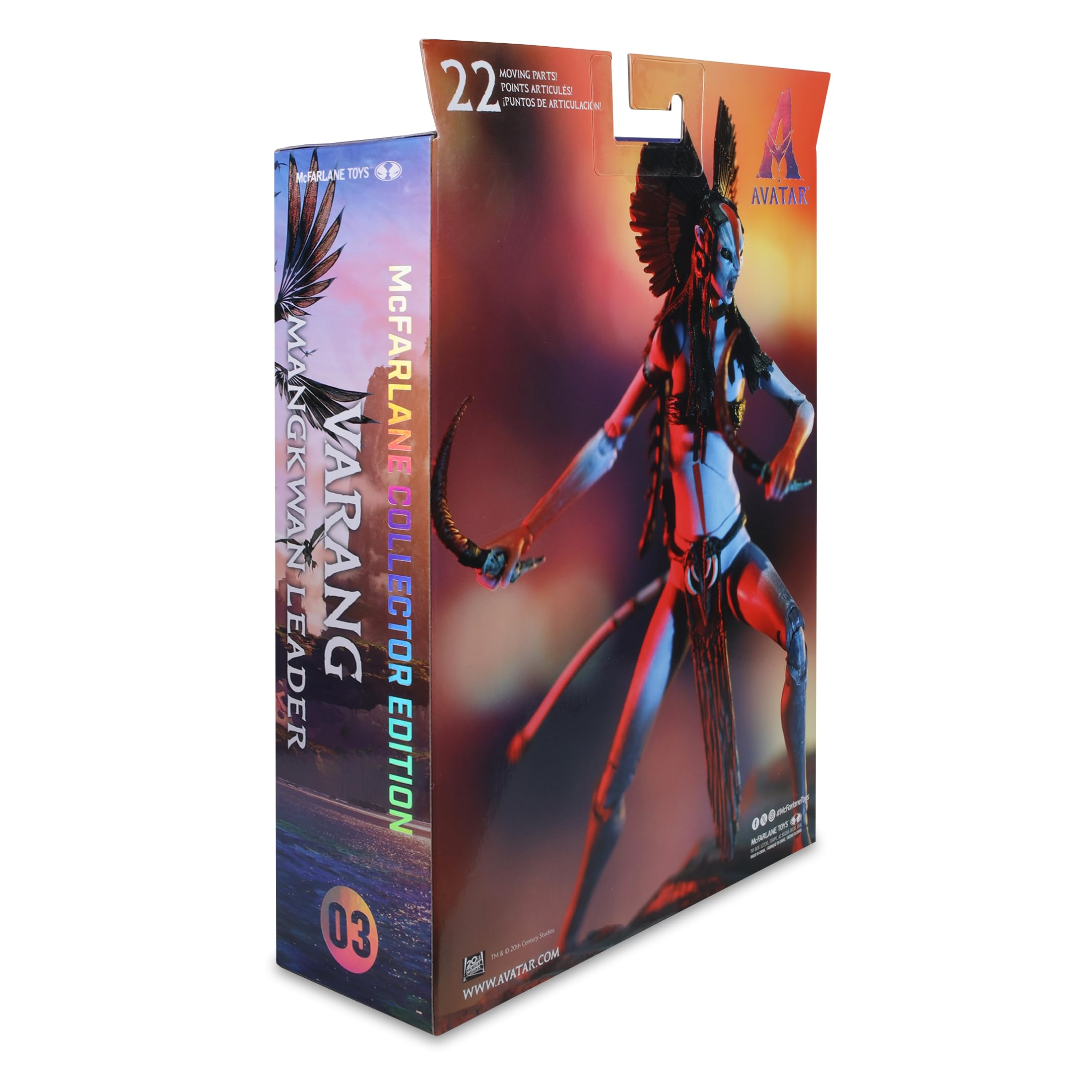 McFarlane Avatar: Fire and Ash Varang (Mangkwan Leader) 17,8 cm figurka kolekcjonerska edycja