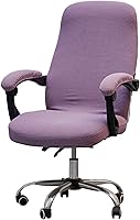 Vista 23 de Melaluxe Funda para silla de oficina con fundas para reposabrazos, funda elástica universal para silla de escritorio, fundas para silla