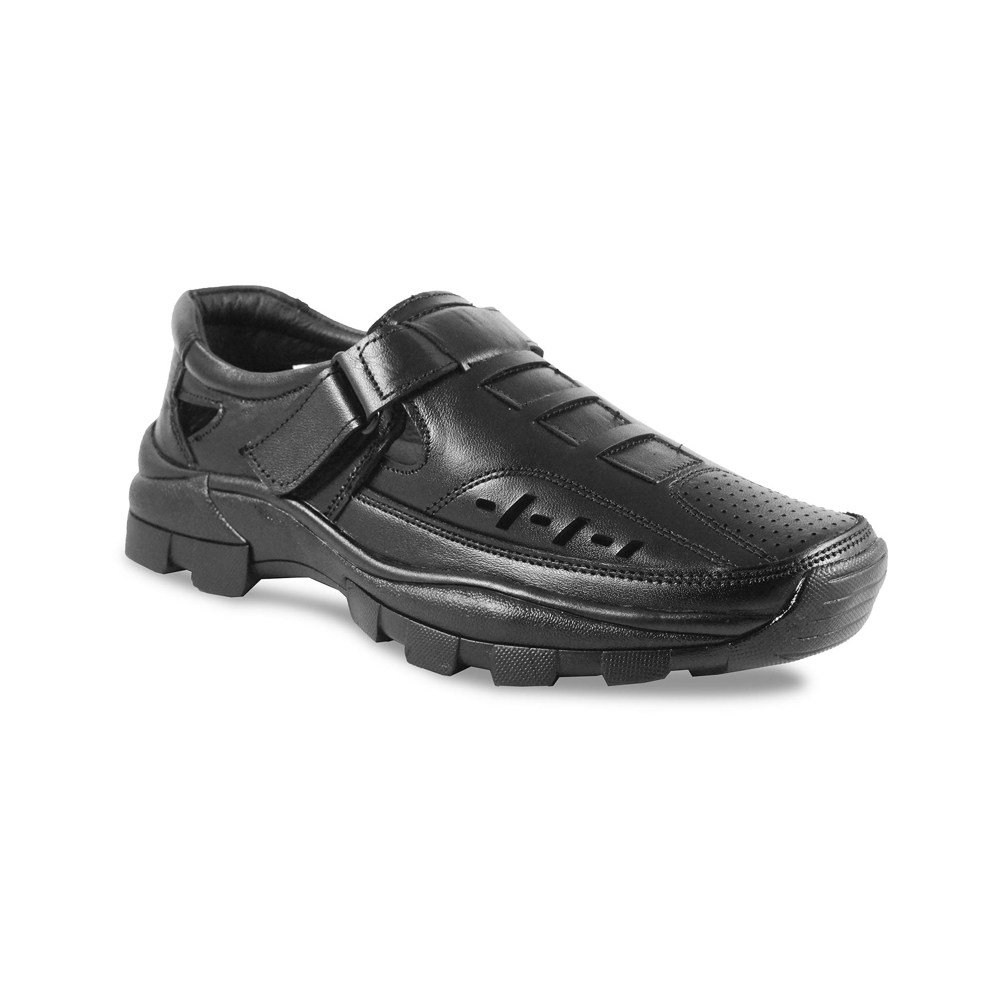 Ostr Men Leather Strong Sandal (Black, numeric_10) (B08FM3R2PP) Amazon Price History, Amazon Price Tracker