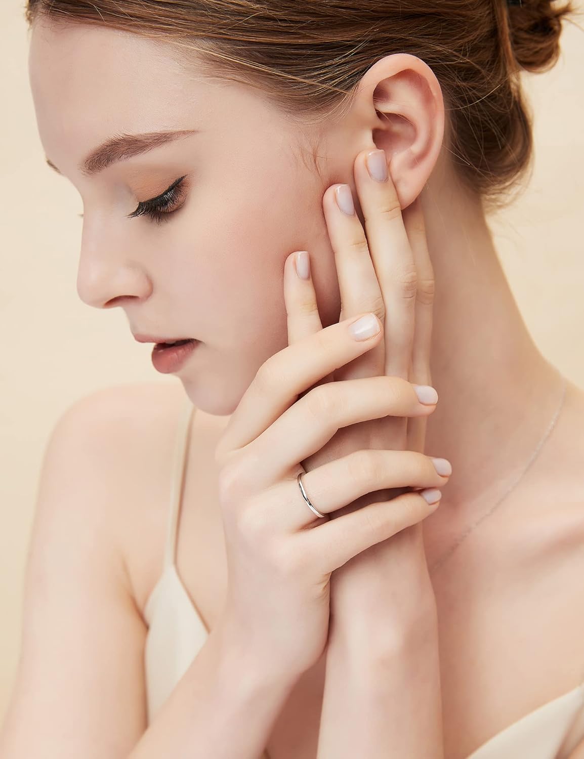 EAMTI 2mm 4mm 6mm 925 Sterling Silver Ring High Polish Plain Dome Wedding Band Comfort Fit Size 3-13 - Image 5