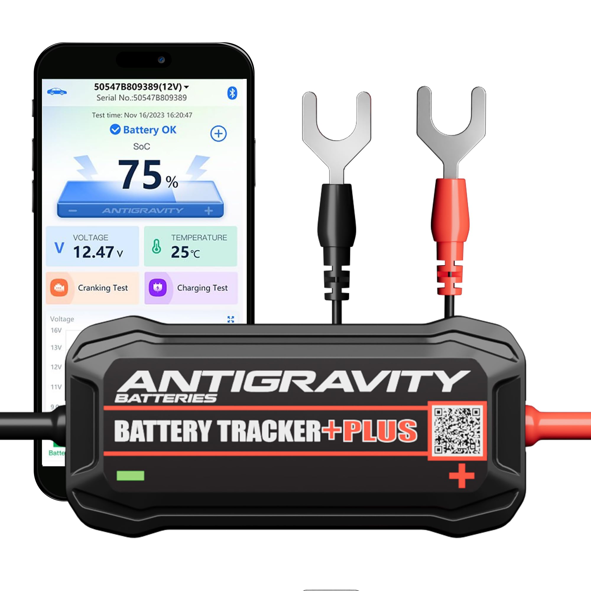 Antigravity Batteries Bluetooth Battery Tracker Plus - gps trackers | Mubboo