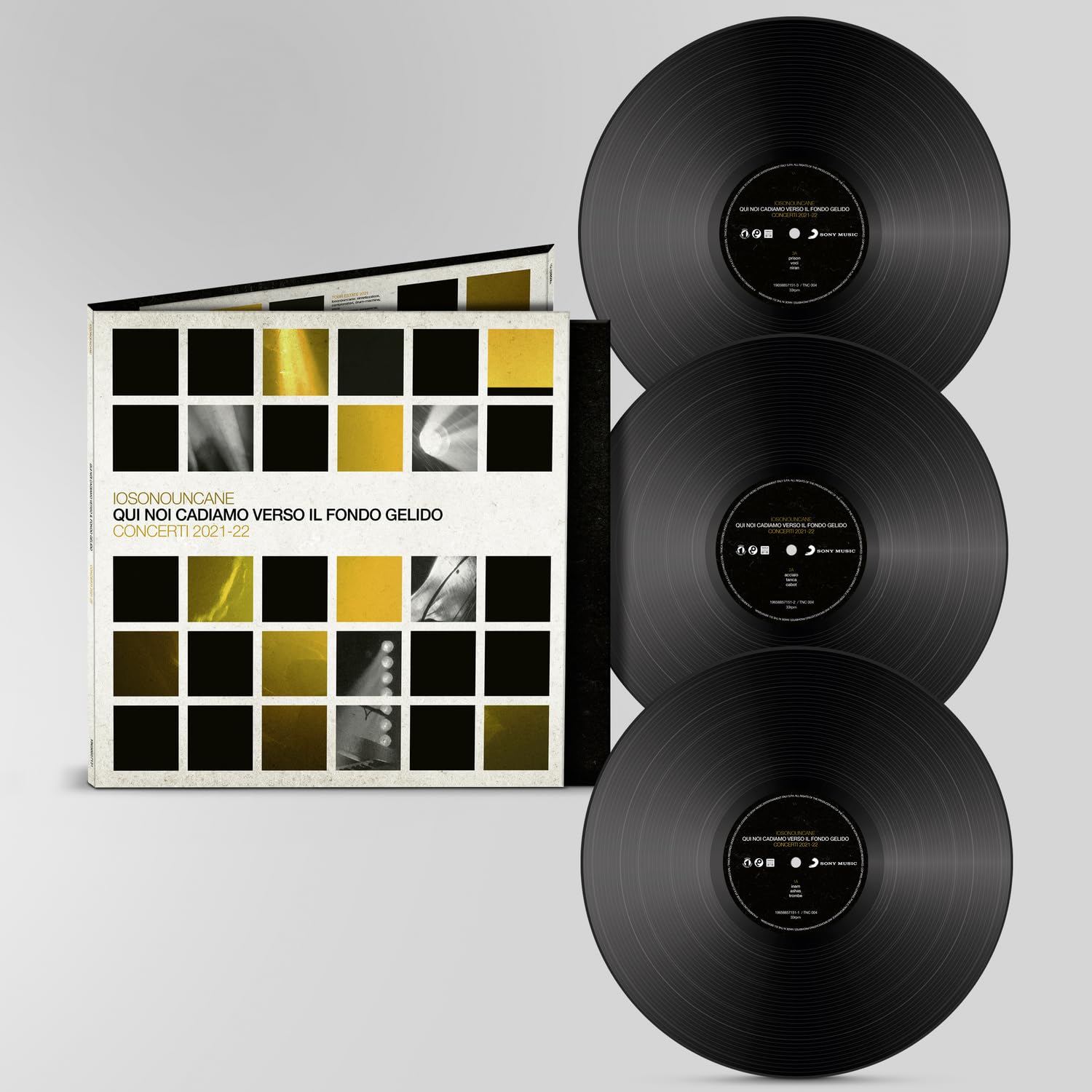 Qui Noi Cadiamo Verso Il Fondo Gelido - Concerti 2021-22 - 3LP Black