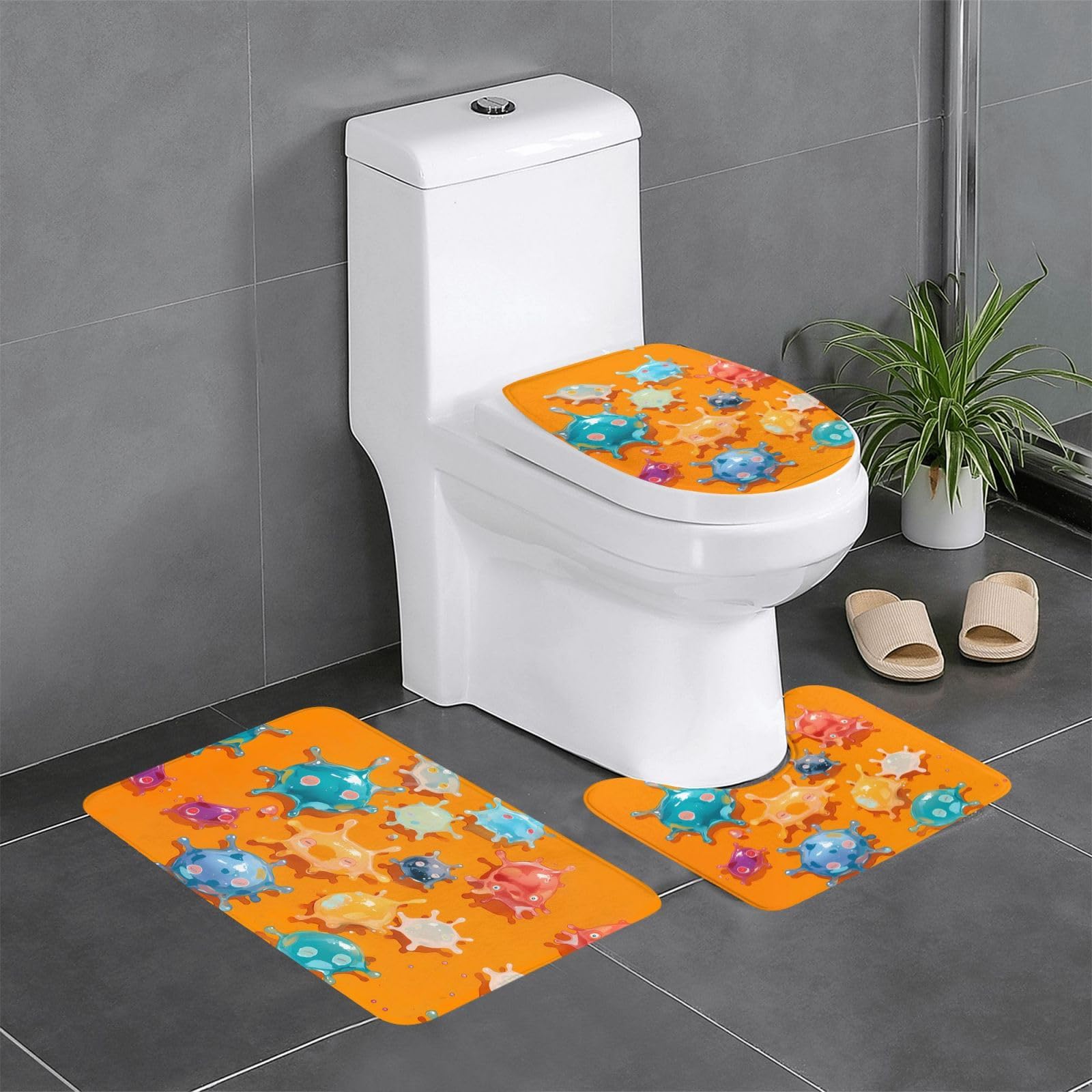 Tapis de bain séchage rapide absorbant et antidérapant avec motif cellulaire
