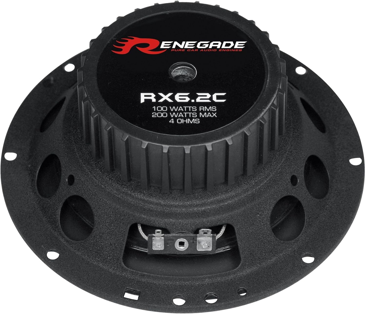 Kit Casse Altoparlanti Posteriori per Fiat Panda 2° Serie 169 dal 2003 al 2011 200W compatibile con Renegade RX6.2C Set 2 woofer 2 Tweeter Anelli Griglie Cavi Adattatori (NO plug and play)